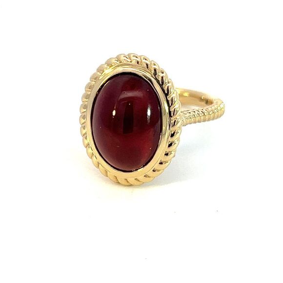 Natural Solitaire Spessartite Garnet Ring 14k 8.08 Cts Certified $3,150 310586 - Picture 10 of 14